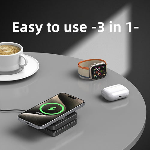3-in-1 Ladestation für Apple
